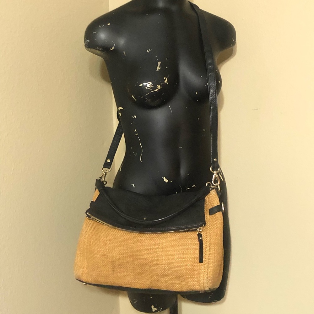 Kate Spade Cobble Hill Minka Black Tan Satchel - Picture 5 of 8